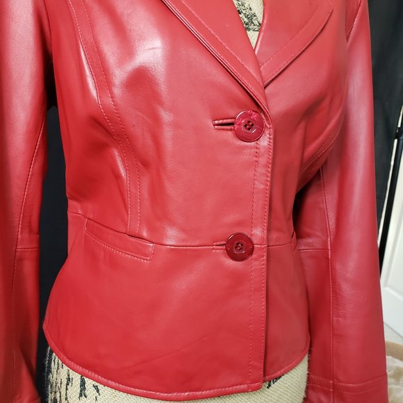 i.e. Red Leather Jacket - Picture 7 of 11